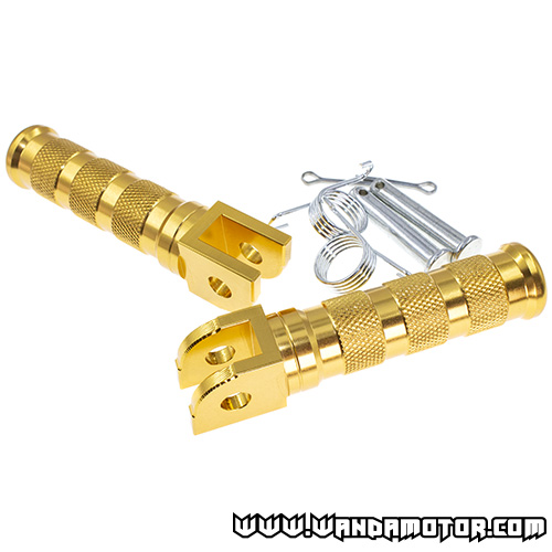 Foot pegs Monkey CNC gold